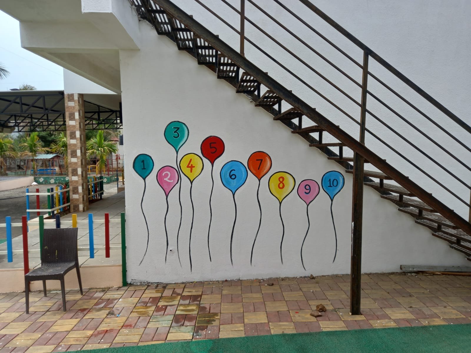 Balloons Number Wall
